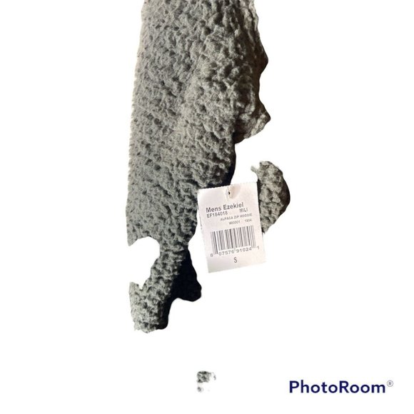 EZEKIEL Men's Alpaca zip hoodie sz Small NWT - Picture 4 of 7